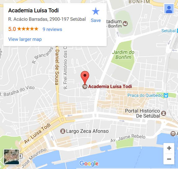Mapa Academia Luisa Todi