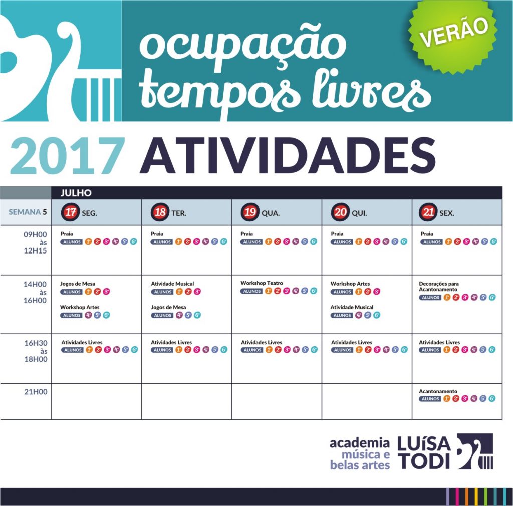 Tempos Livres de Verão Semana 2