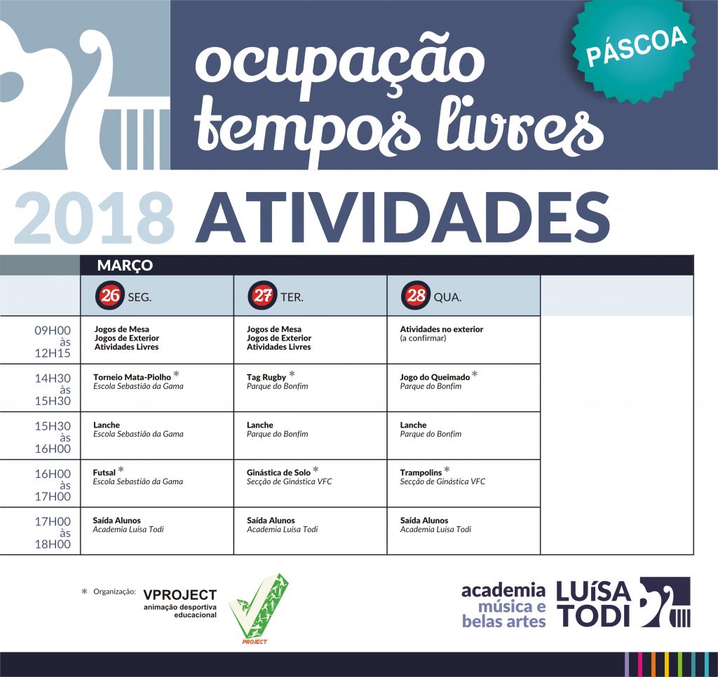 Tempos Livres Páscoa Semana 1