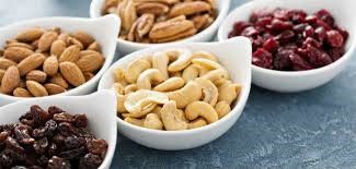 Os frutos secos são muito ricos